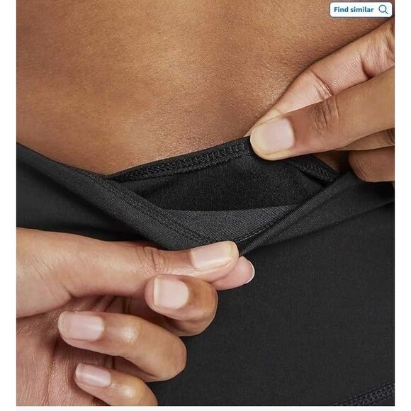 NIKE ONE DRI-FIT TRAINING BIKE WOMEN'S 7 IN HIGH W SHORTS BLACK SZ XS#DD0243-NWT - Picture 4 of 6